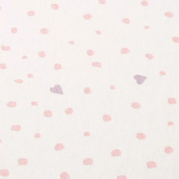 HonestBaby Fitted Crib Sheets Fits Standard Mattress Bassinet Mini Prints 100 Organic Cotton Baby Boys Girls Unisex2 Lovedot