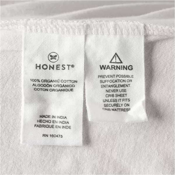 HonestBaby Fitted Crib Sheets Fits Standard Mattress Bassinet Mini Solids 100 Organic Cotton Baby Boys Girls Unisex2 Heather Gray Fitted Crib Sheet Set