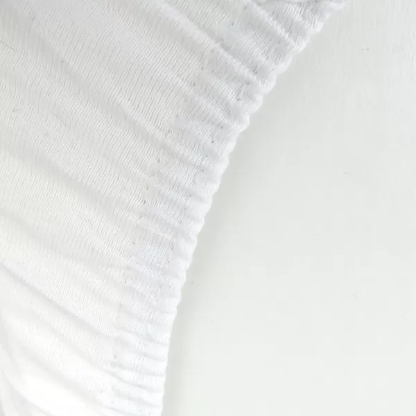HonestBaby Fitted Crib Sheets Fits Standard Mattress Bassinet Mini Solids 100 Organic Cotton Baby Boys Girls Unisex2 White Bassinet Sheet Set