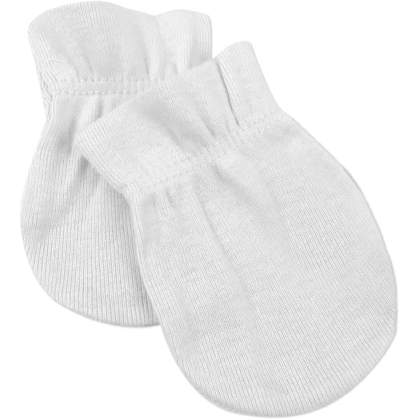 HonestBaby Multipack Baby Cap Hats and Mitts Sets No Scratch Mittens 100 Organic Cotton for Newborn Boys Girls Unisex3pack Strawberry Cream