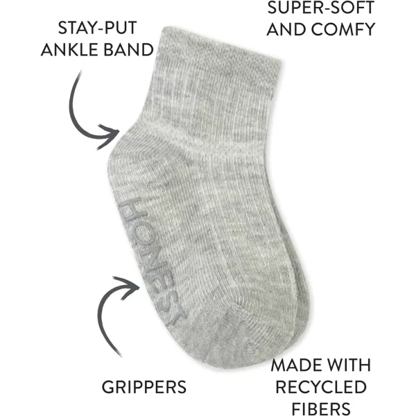 HonestBaby Multipack Cozy Socks Sustainably Made for Infant Baby Toddler Kids Boys Girls Unisex Men and WomenBlue Sunrise