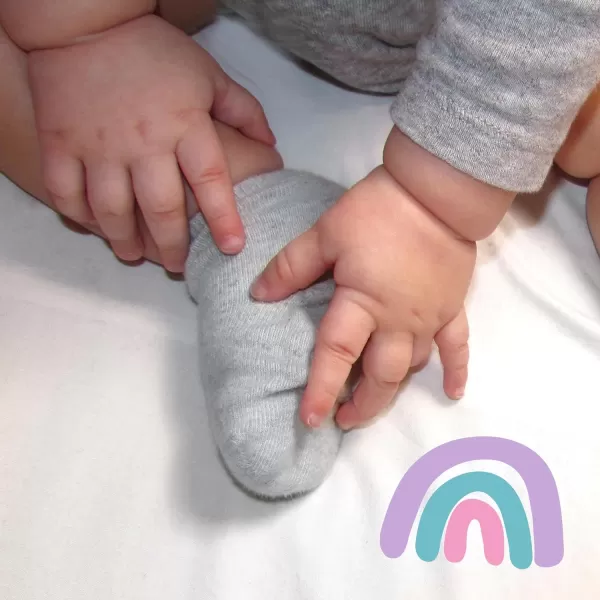 HonestBaby Multipack Cozy Socks Sustainably Made for Infant Baby Toddler Kids Boys Girls Unisex Men and WomenRainbow Pinks