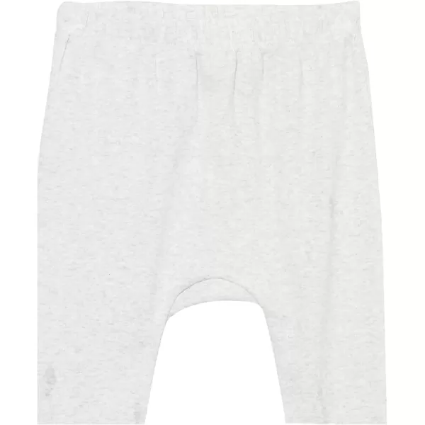 HonestBaby Multipack Harem Pants Roomy Fit Pull on Bottoms 100 Organic Cotton for Infant Baby Boys Girls Unisex Legacy3pack Classic Stripe Navy