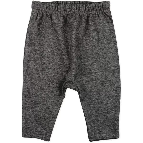 HonestBaby Multipack Harem Pants Roomy Fit Pull on Bottoms 100 Organic Cotton for Infant Baby Boys Girls Unisex Legacy4pack Gray Ombre