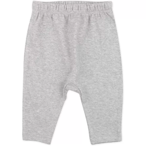 HonestBaby Multipack Harem Pants Roomy Fit Pull on Bottoms 100 Organic Cotton for Infant Baby Boys Girls Unisex Legacy4pack Gray Ombre