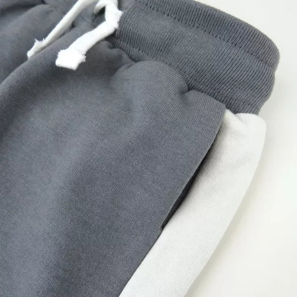 HonestBaby Multipack Pullover Hoodie Sweatshirt Jogger Sweatpant Sets Organic Cotton Baby Toddler Boys Girls UnisexCharcoal Heather Grey