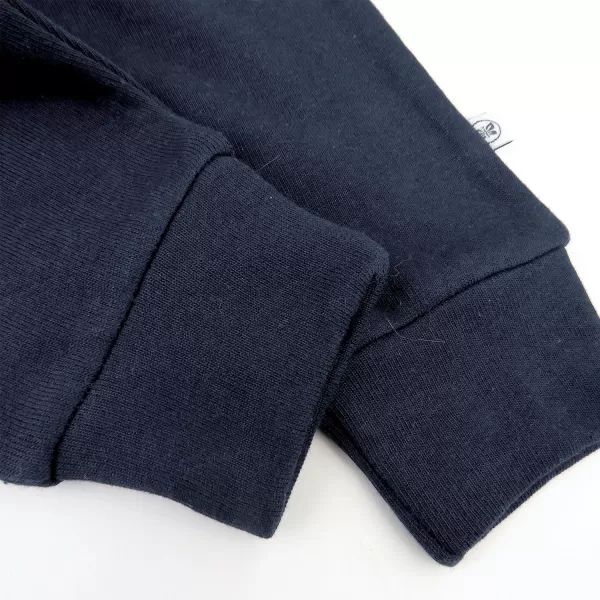 HonestBaby Multipack Pullover Hoodie Sweatshirt Jogger Sweatpant Sets Organic Cotton Baby Toddler Boys Girls UnisexDark Navy 2 Piece