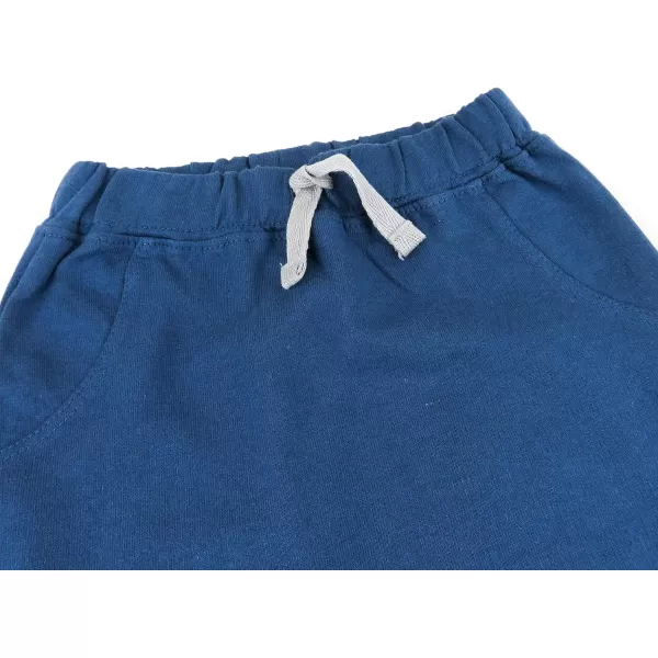 HonestBaby Multipack Pullover Hoodie Sweatshirt Jogger Sweatpant Sets Organic Cotton Baby Toddler Boys Girls UnisexNavy