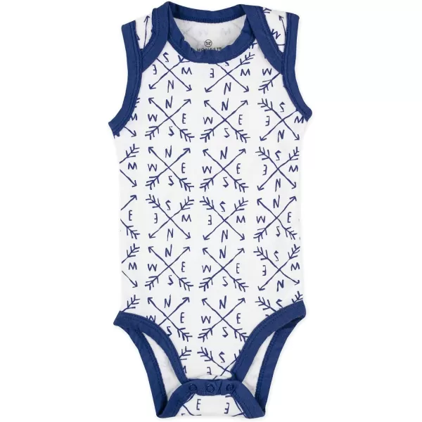 HonestBaby Multipack Sleeveless and Cami Bodysuits OnePiece 100 Organic Cotton for Infant Baby Boys Girls amp UnisexLEGACY5 Dots amp Dashes