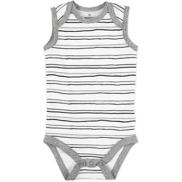 HonestBaby Multipack Sleeveless and Cami Bodysuits OnePiece 100 Organic Cotton for Infant Baby Boys Girls amp UnisexLEGACY5 Pattern Play