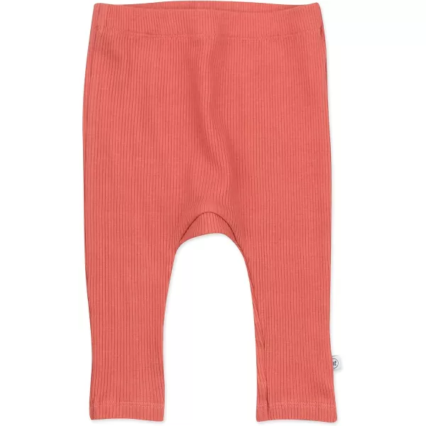 HonestBaby Organic Cotton Chunky Rib Harem Pant Legacy2pack Apricot Brandy