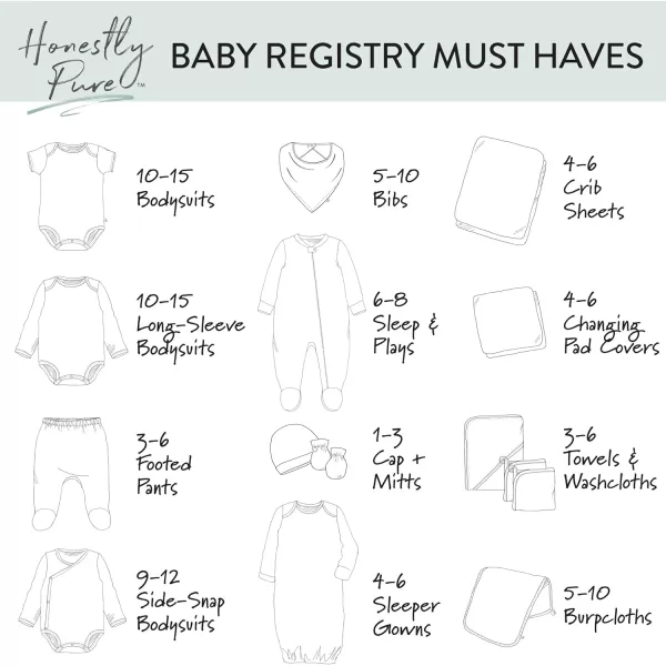 HonestBaby Organic Cotton Fitted Crib Sheet Sage One SizeStrawberry Cream Fitted Crib Sheet One Size