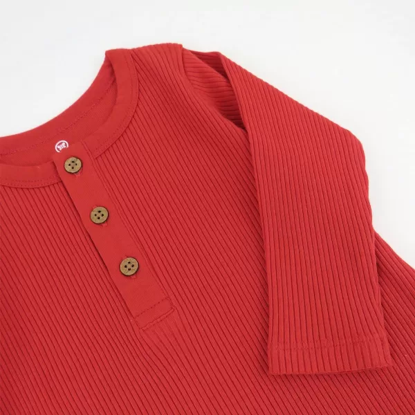 HonestBaby Romper Coverall Sets Onepiece Jumpsuit Organic Cotton2 Holiday Red Set