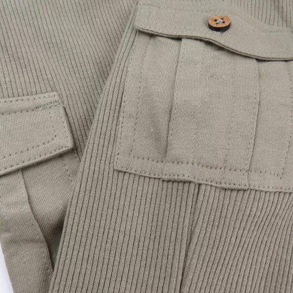 HonestBaby Romper Coverall Sets Onepiece Jumpsuit Organic Cotton2 Khaki