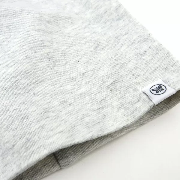 HonestBaby Romper Coverall Sets Onepiece Jumpsuit Organic Cotton2 Light Gray Heather