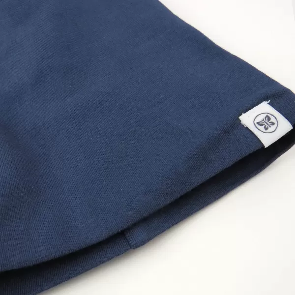 HonestBaby Romper Coverall Sets Onepiece Jumpsuit Organic Cotton2 Navy