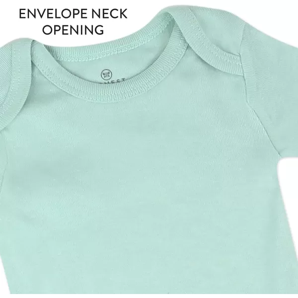 HonestBaby babygirls 5pack Short Sleeve Bodysuits Onepiece 100 Organic Cotton for Infant Baby Girls5pack Strawberry Cream