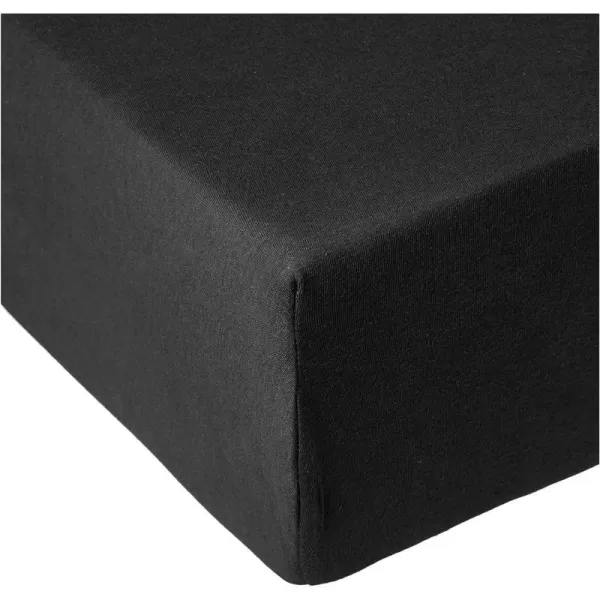 1 Black Fitted Crib Sheet