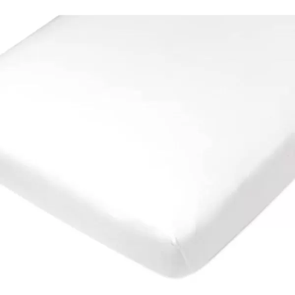 1 Bright White Fitted Crib Sheet