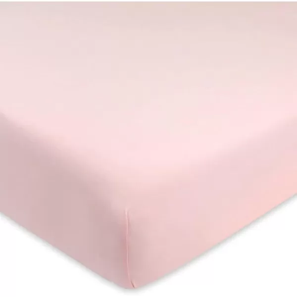 1 Pink Salt Fitted Crib Sheet