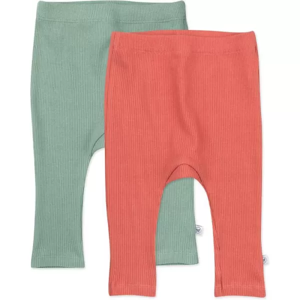 HonestBaby Organic Cotton Chunky Rib Harem Pant Legacy2pack Apricot Brandy