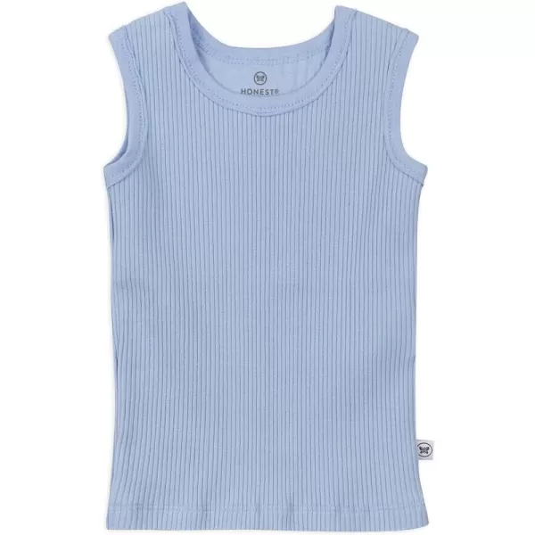 HonestBaby Organic Cotton Chunky Rib Tank LegacyKentucky Blue