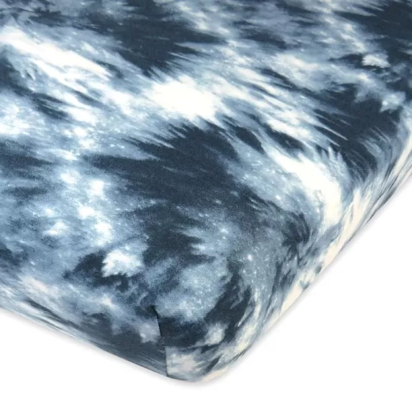 HonestBaby Organic Cotton Fitted Crib Sheet Strawberry Pink Floral One SizeIndigo Go One Size