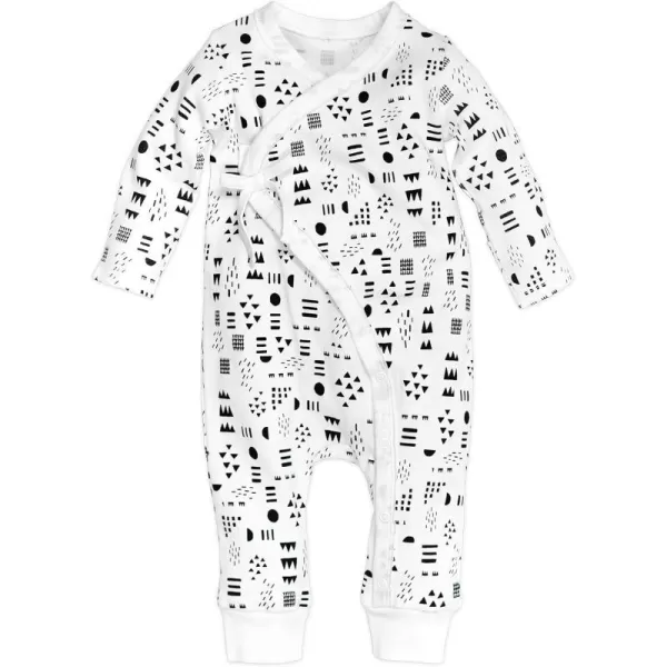 HonestBaby Romper Coverall Sets Onepiece Jumpsuit Organic Cotton1 Pattern Play Kimono Coverall