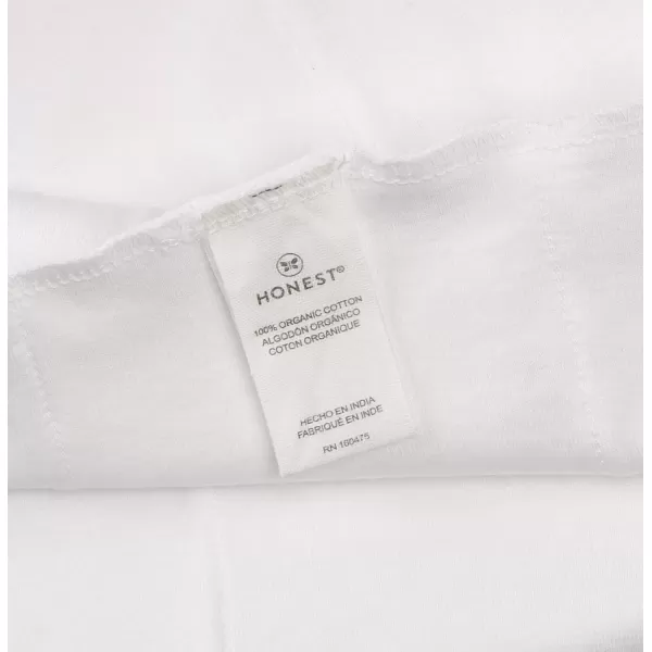 Honest Baby Baby Organic Cotton Knit Burp Cloths Multipack Painted Buffalo Navy Blue One Size5pack Bright White One Size