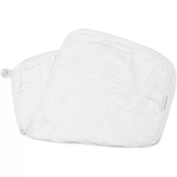 HonestBaby Baby Organic Cotton Multilayer Burp Cloths Multipack Watercolor World One Size USOne Size 5pack Bright White