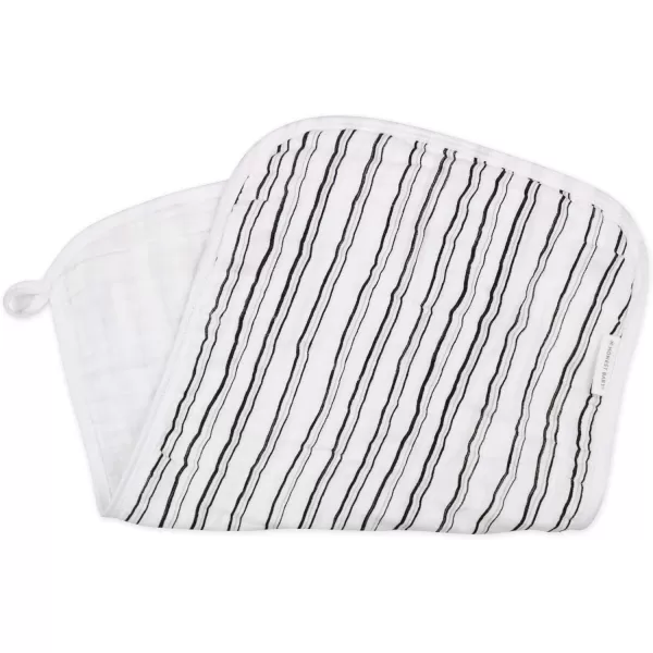 HonestBaby Baby Organic Cotton Multilayer Burp Cloths Multipack Watercolor World One Size USOne Size 5pack Pattern Play