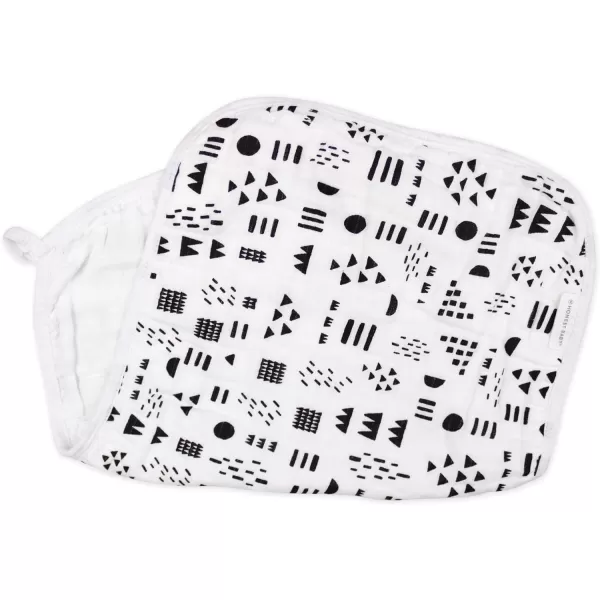 HonestBaby Baby Organic Cotton Multilayer Burp Cloths Multipack Watercolor World One Size USOne Size 5pack Pattern Play