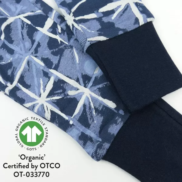 HonestBaby Multipack 2Piece Pajamas Sleepwear Pjs 100 Organic Cotton for Infant Baby Toddler Boys Unisex LegacyNavy Painted Buffalo Check