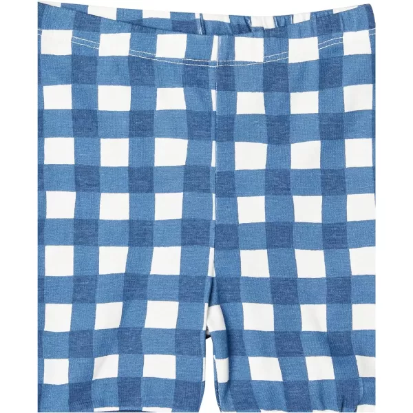 HonestBaby Multipack 2Piece Pajamas Sleepwear Pjs 100 Organic Cotton for Infant Baby Toddler Boys Unisex LegacyNavy Painted Buffalo Check