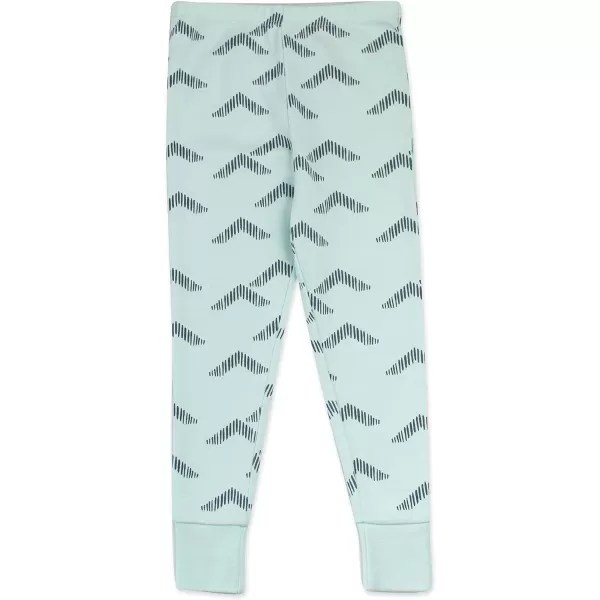 HonestBaby Multipack 2Piece Pajamas Sleepwear Pjs 100 Organic Cotton for Infant Baby Toddler Boys Unisex LegacyPyramids Whispering Blue