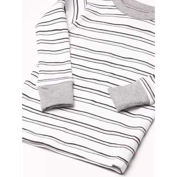 HonestBaby Multipack 2Piece Pajamas Sleepwear Pjs 100 Organic Cotton for Infant Baby Toddler Boys Unisex LegacySketchy Stripe