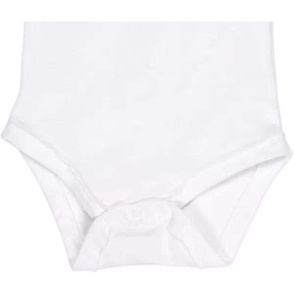 HonestBaby Multipack Sleeveless and Cami Bodysuits OnePiece 100 Organic Cotton for Infant Baby Boys Girls Unisex10 Bright White