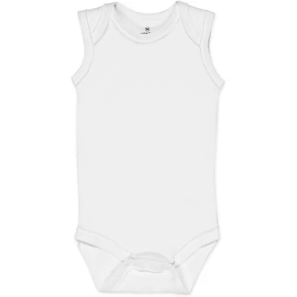 HonestBaby Multipack Sleeveless and Cami Bodysuits OnePiece 100 Organic Cotton for Infant Baby Boys Girls Unisex4 Blue Ombre