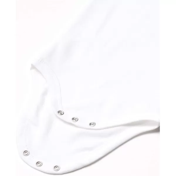 HonestBaby Multipack Sleeveless and Cami Bodysuits OnePiece 100 Organic Cotton for Infant Baby Boys Girls Unisex5 Bright White