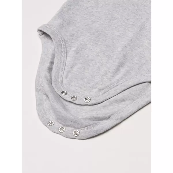 HonestBaby Multipack Sleeveless and Cami Bodysuits OnePiece 100 Organic Cotton for Infant Baby Boys Girls Unisex5 Gray Ombre