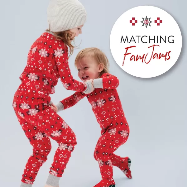 HonestBaby NonSlip Footed Holiday Pajamas OnePiece Sleeper ZipFront Pjs Organic Cotton for Baby Boys Girls Unisex2pack Night Pine