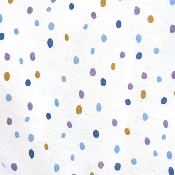 HonestBaby Organic Cotton Fitted Crib Sheet Pattern Play Gray Heather One SizeMarker Dot Purple One Size