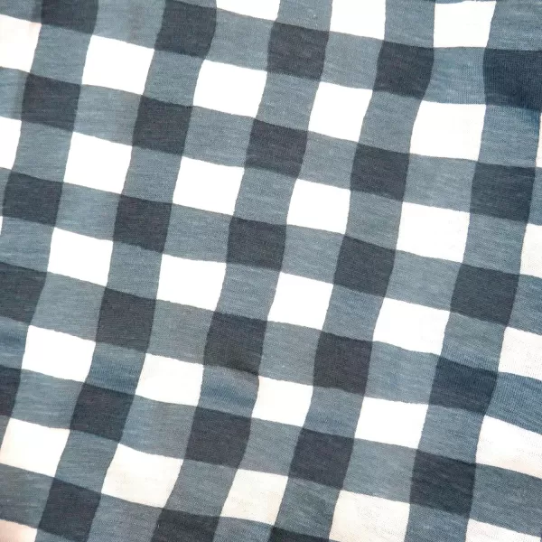 HonestBaby Organic Cotton Fitted Crib Sheet Pattern Play Gray Heather One SizePainted Buffalo Check Charcoal One Size