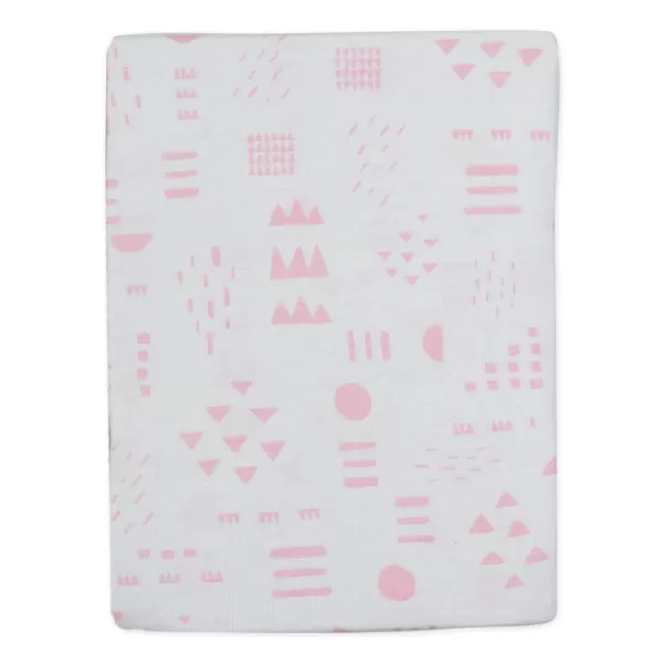 HonestBaby Organic Cotton Fitted Crib Sheet Pattern Play Gray Heather One SizePattern Play WhiteLight Blue One Size