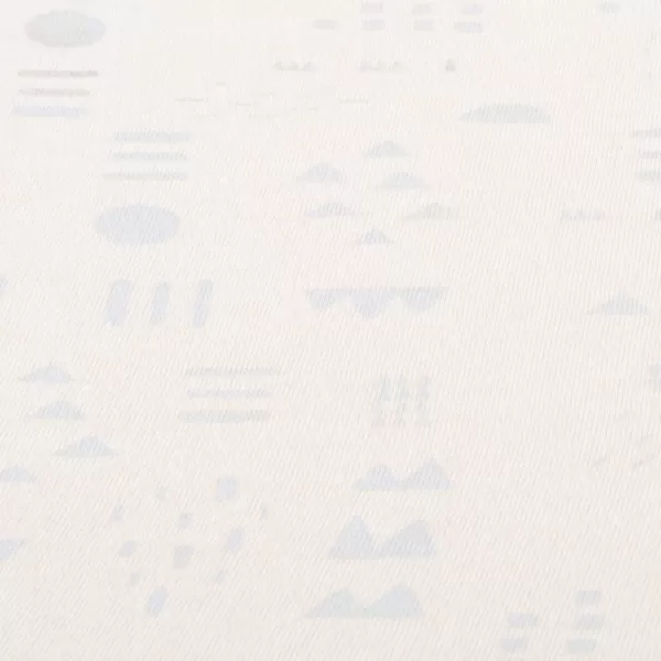 HonestBaby Organic Cotton Fitted Crib Sheet Pattern Play Gray Heather One SizePattern Play WhiteLight Blue One Size