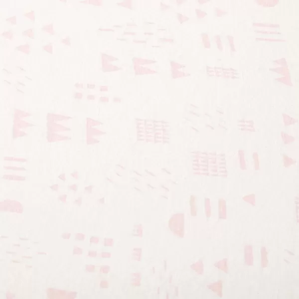 HonestBaby Organic Cotton Fitted Crib Sheet Pattern Play Gray Heather One SizePattern Play WhitePink One Size