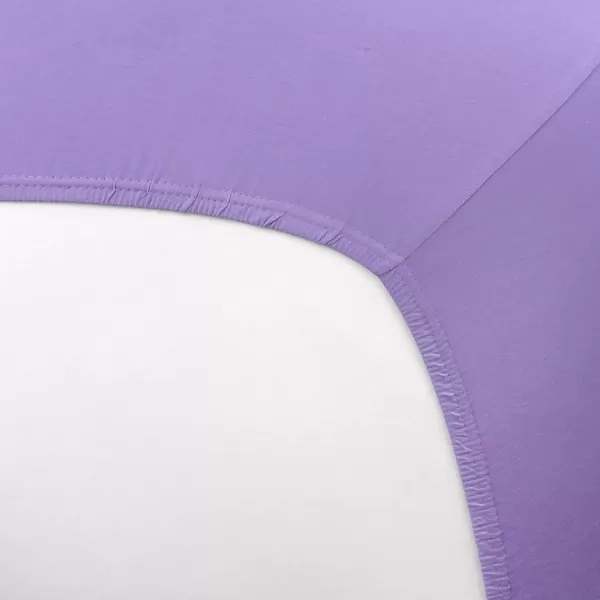 HonestBaby Organic Cotton Fitted Crib Sheet Pattern Play Gray Heather One SizePurple One Size