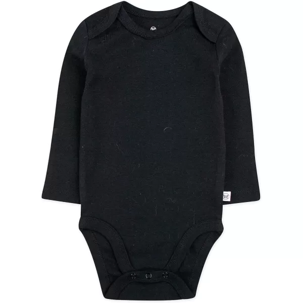 HonestBaby babygirls 5pack Long Sleeve Bodysuits Onepiece 100 Organic Cotton for Infant Baby Boys Unisex5pack Graphic Nature