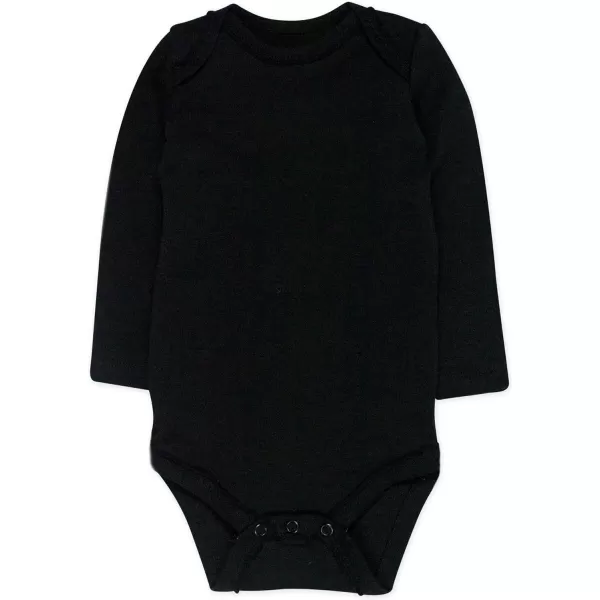HonestBaby babygirls 5pack Long Sleeve Bodysuits Onepiece 100 Organic Cotton for Infant Baby Boys Unisex5pack Pattern Play