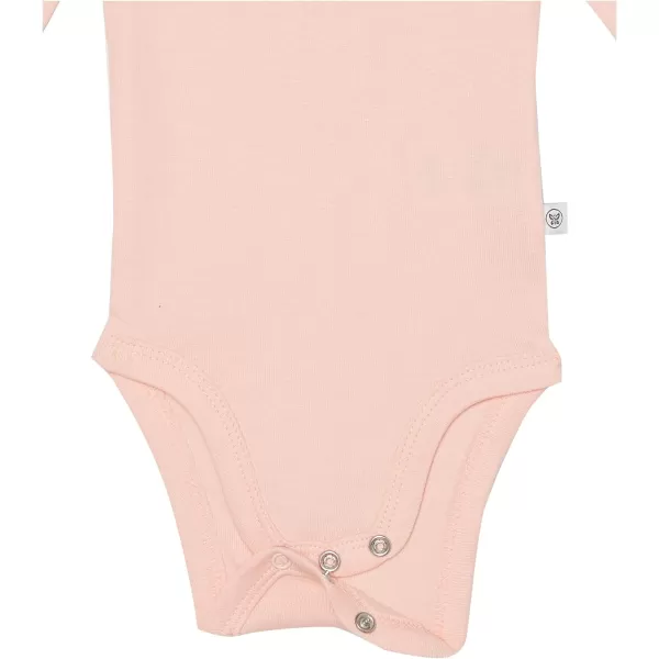 HonestBaby babygirls Multipack Long Sleeve Bodysuits Onepiece Organic Cotton for Infant Baby Girls Legacy3pack Painterly Floral Blue